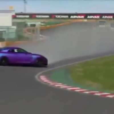 When a professional driver drifts