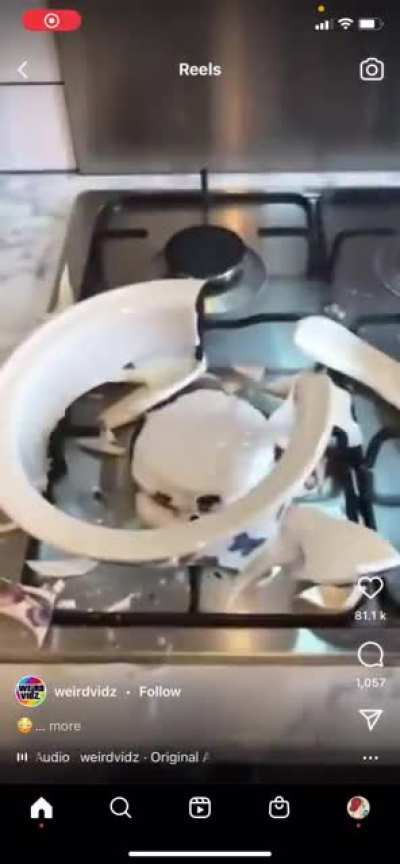 WCGW Cooking with ceramic
