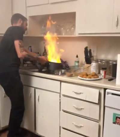 His cooking was fire ?
