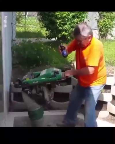 “Thanks man….oh damn”