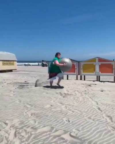 Dude has no chance...