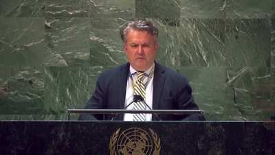 Ukraine's ambassador to the UN, Sergiy Kyslytsya, basically tells Putin to kill himself: "If he wants to kill himself, he doesn't need to use nuclear arsenal. He has to do what the guy in Berlin did in a bunker in May 1945"