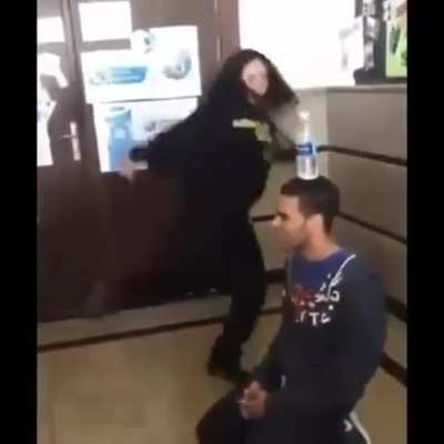 To do the bottle cap challenge