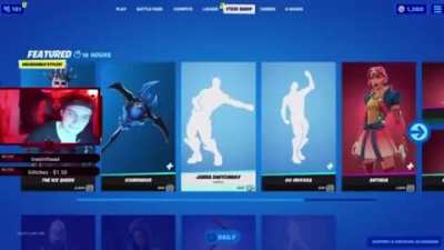 Kid wants a fortnite skin for his birthday but is very difficult