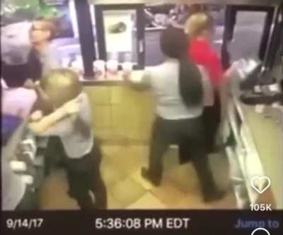 "Can we get some more sweet tea please?"