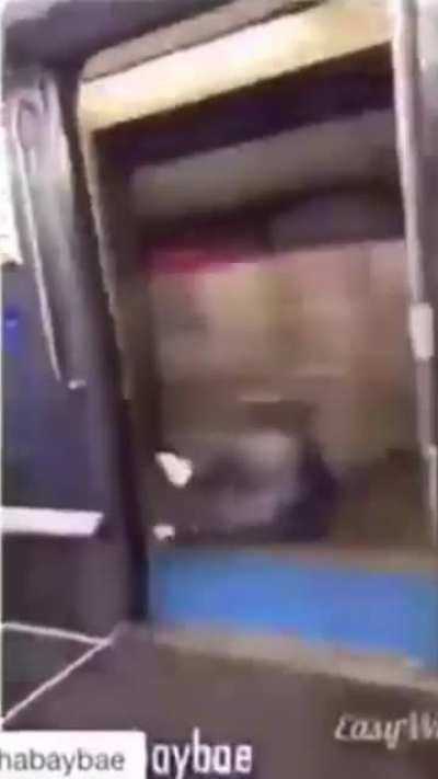 He jumped out of a Moving train.. ??