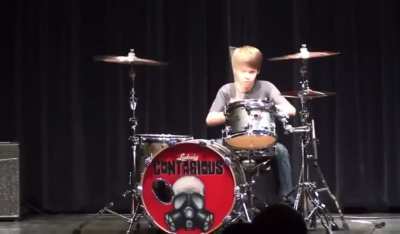 Jr high school band plays “smells like teen spirit” at school talent show