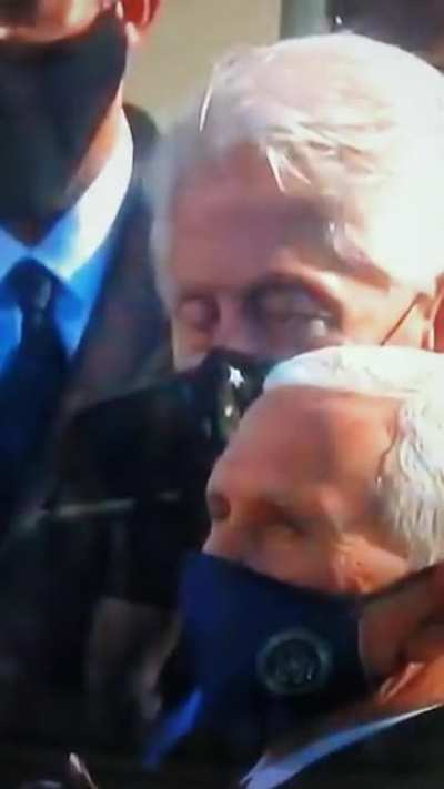 ...to stay awake at the inauguration...