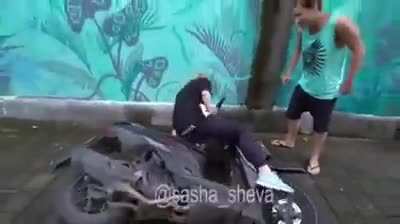 Stunt gone wrong