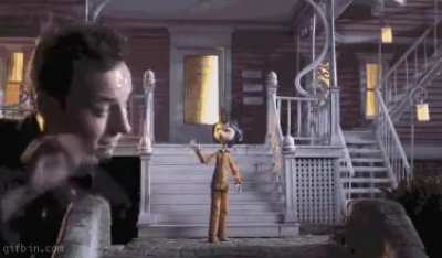 Coraline stop motion filming