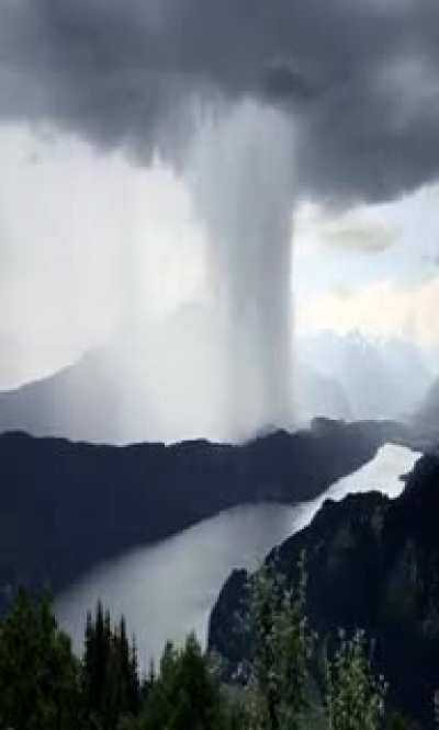 ? A Microburst at Lake Millstatt in Austria