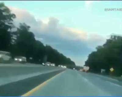 Tire on the highway