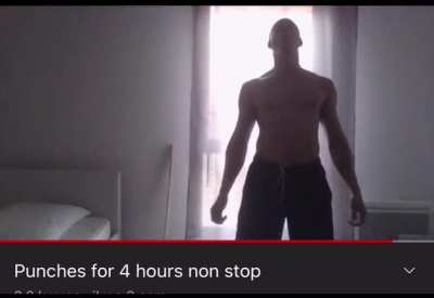Punches for 4 hours non stop