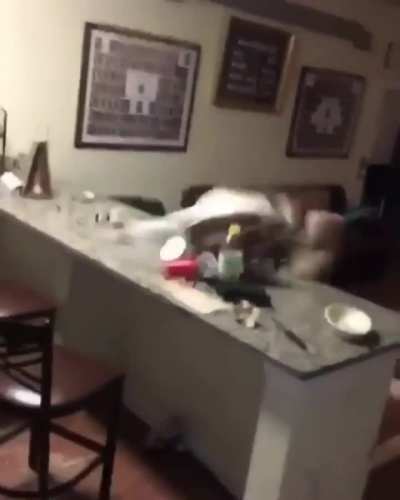 Caught in the act