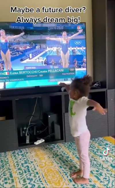Watching Olympic divers