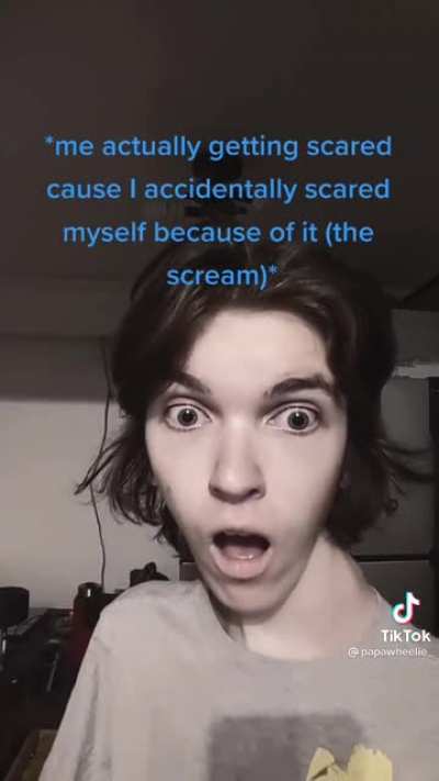 I'm speechless, he scared me?????