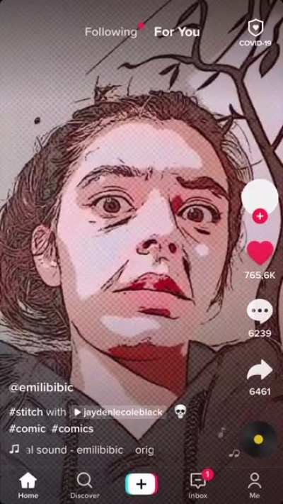 Pretty girl in comics
