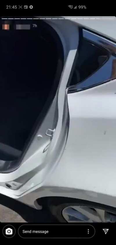 Local rapper crashes car
