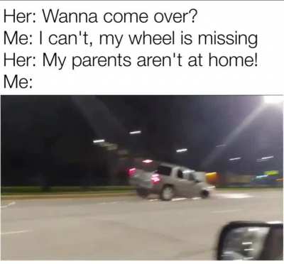You can still ride with 3 wheels, no problem.