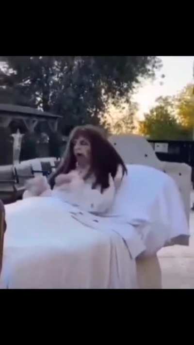 Girl dancing to "Who's That Girl"