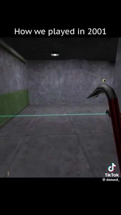 Wasn't long before we were bunny hopping down the hallways over those trip mines.