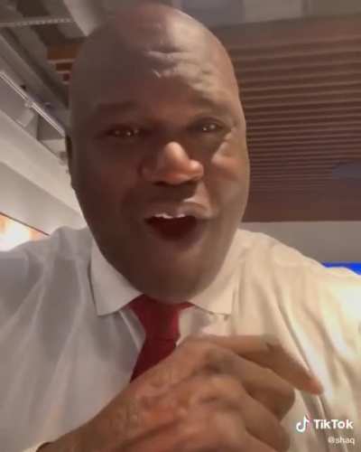 Shaq rapping DMX in his white guy voice.