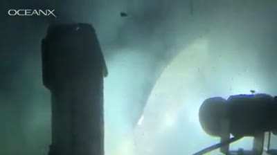 ? Massive Deep-Sea Shark Checking Out a Submarine