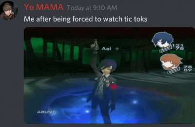Tic tok is cringe