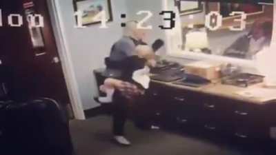 Security cam catches the moment a young girl finds out she’s going to be adopted.