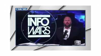 Homophobic Alex Jones trying to explain why he had transgender porn on his phone