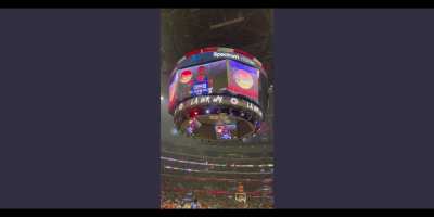 [Highlight] Paul George and Reggie Jackson telling jokes on the Jumbotron