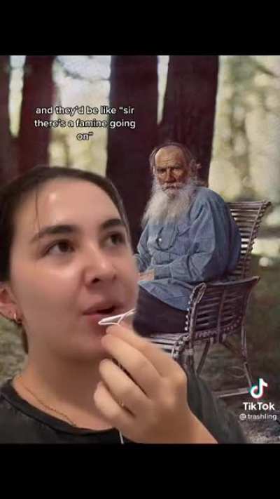 Tolstoy was sus