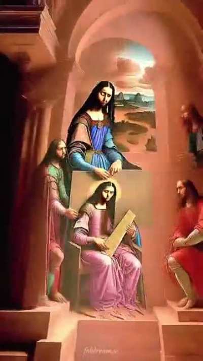 This AI-generated video showing the evolution of visual expression