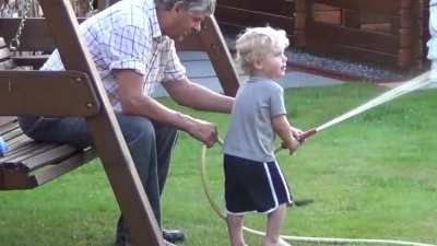 Grandpa didn't expect this