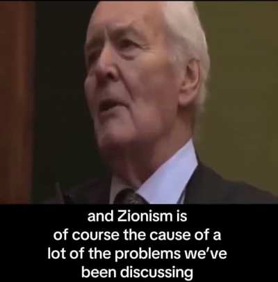 Tony Benn: "You have to dissolve Zionism"