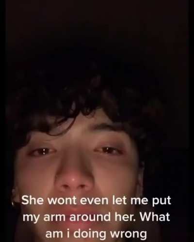 Crying on TikTok