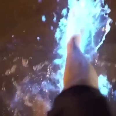 Bio luminescent water