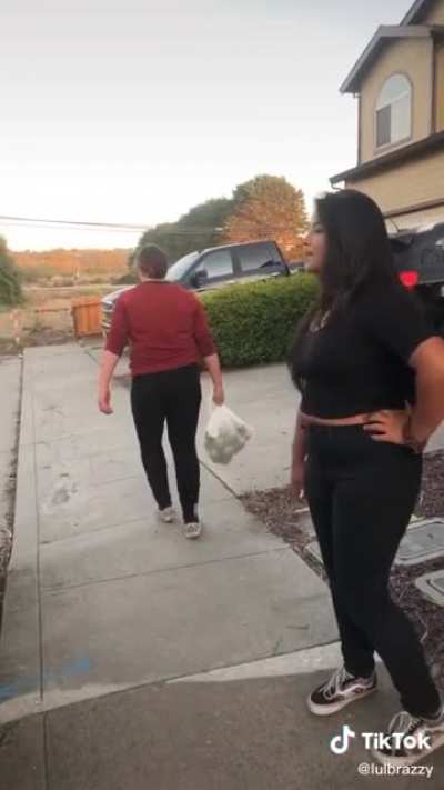 Losing an argument, but posting it on TikTok as if you won...