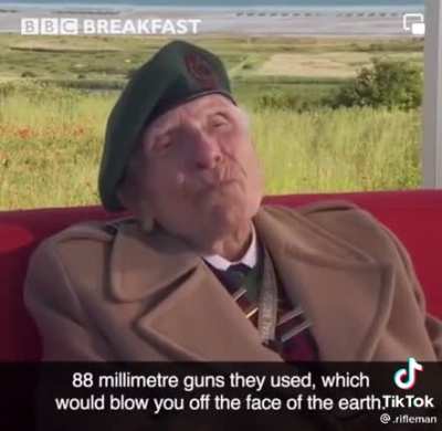 A Normandy veteran says he isn't a hero. Such a selfless man. God bless him and all the other veterans who gave their lives for our freedom ?