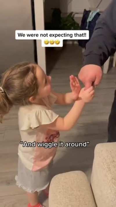now where did she learn that