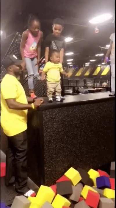 Dad gives some encouragement