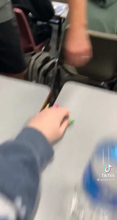 My English teacher would definitely give me an A in exchange for money