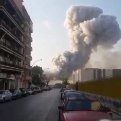 Massive explosion in Beirut, Lebanon. 08/04/20