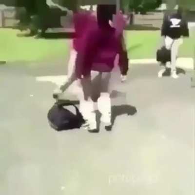 ... to hit someone
