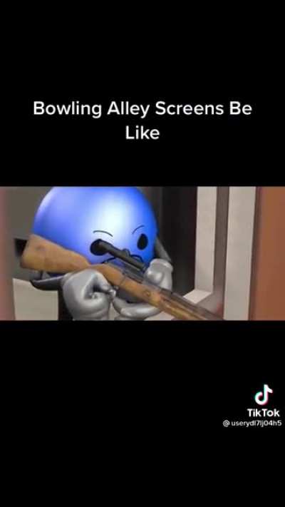 Those bowling alley animations are a bit weird