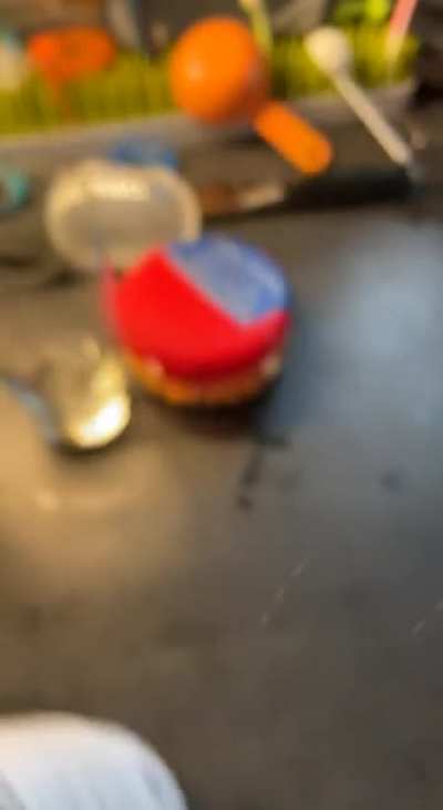 My sister and I send coffee creamer videos to each other. Here is the latest.