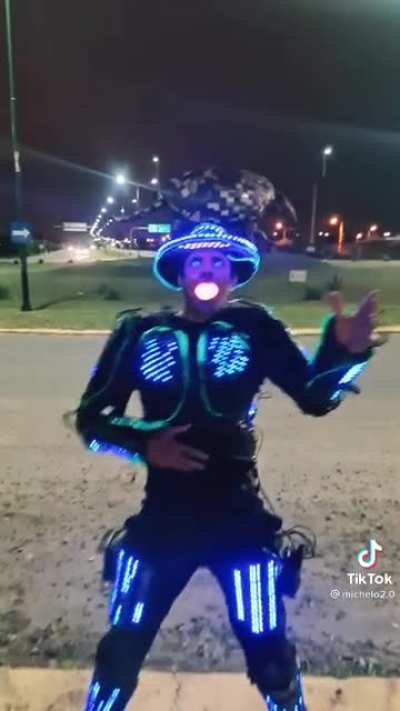 This guys Robot Dance Skills!