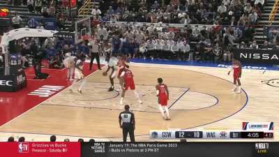 [Highlight] Wiseman hustles for the ball and slams it on Corey Kispert