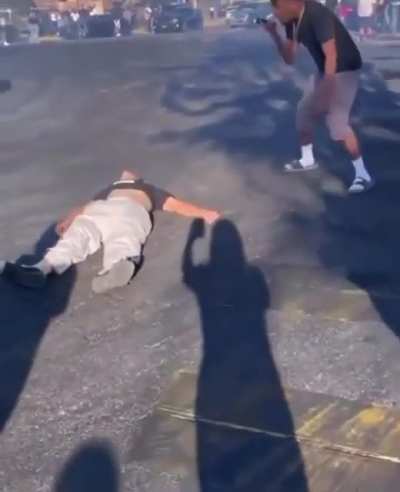 Is this considered an event combo? Get hit, hit the pavement, get hit in the pockets, get hit on the head….