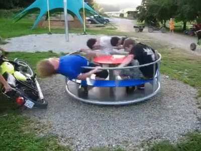 Round and round we go